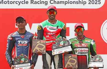 Rahil Pillarisetty pulls off thrilling win in Rolon Round of National Motorcycle Racing Championship