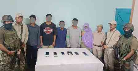 Ten militants of banned outfits arrested in three Manipur districts
