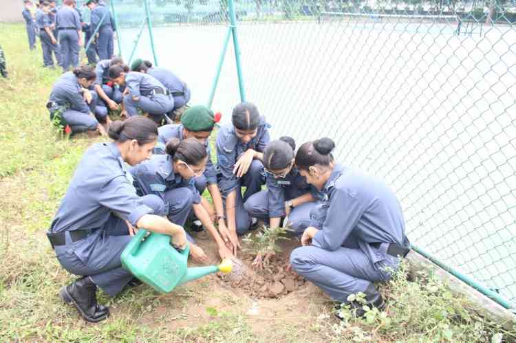 NCC Cadets of Ivy World School lead ‘Ek Ped Maa Ke Naam’ tree plantation drive