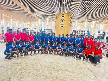 Indian men's hockey team leaves for crucial four-match series in Australia