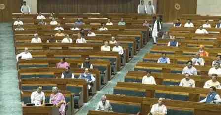 LS adjourned briefly amid Oppn ruckus after paying tributes to Satypal Malik, remembering 'Quit India' heroes