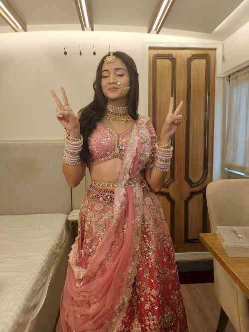 Ashi Singh’s Dreamy Pastel Bridal Look in Sony SAB’s Ufff…Yeh Love Hai Mushkil Sets Wedding Fashion Goals