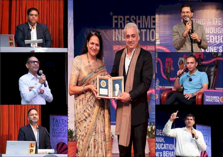 Top CEOs and Industry Leaders Gave First Lecture to the New Joining Students of LPU during the LPU Freshmen Induction 2025