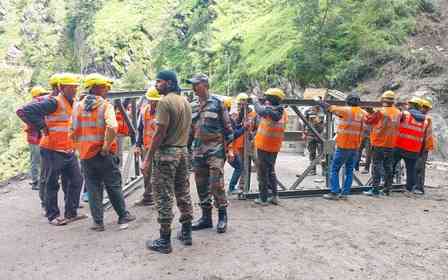 Uttarakhand cloudburst: BRO working overtime to reconnect Rishikesh-Gangotri road