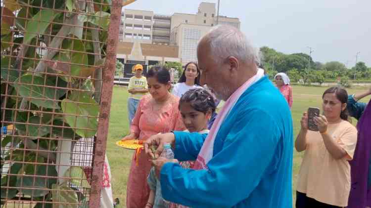 Rakshabandhan Celebrated in a Unique Way at Central University of Punjab