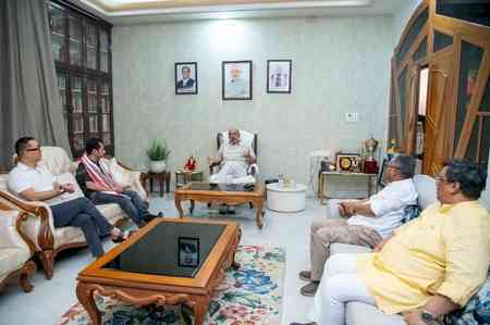 BJP ally TMP's chief holds meeting with ex-Manipur CM, discusses illegal migration among diverse issues