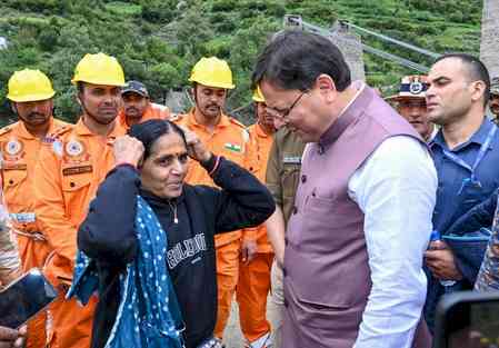 Uttarakhand CM assures six months’ ration and financial aid to disaster-hit families