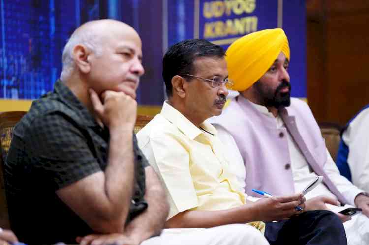 CM and Arvind Kejriwal Showcase Punjab as a Land of Opportunities Before Industrial Giants