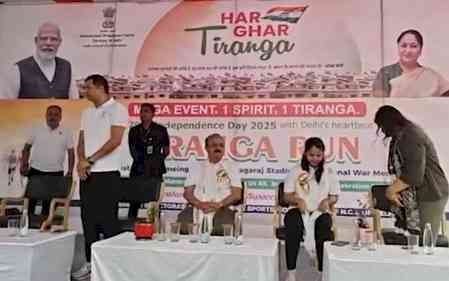 'Delhi turning Tirangamay', Minister Ashish Sood flags off ‘Tiranga Run’ ahead of I-Day