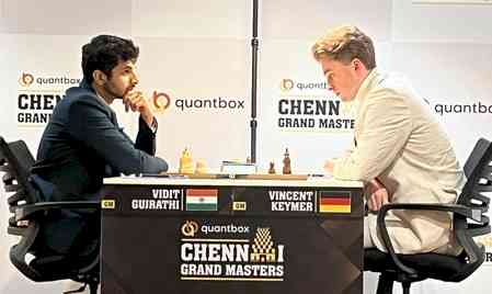 Chennai Grand Masters 2025: Vincent Keymer held to second successive draw by Vidit; retains lead past midway point