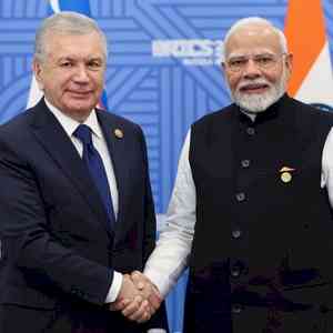 PM Modi, Uzbekistan President Mirziyoyev reaffirm resolve to advance strategic partnership