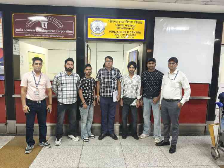 Six Indians, Including Four Punjabis, Safely Return from Iraq After Punjab Cabinet Minister Sanjeev Arora’s intervention  