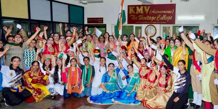 KMV Celebrates Independence Day with Patriotic Fervour