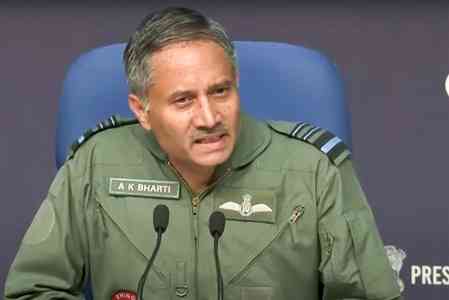 Centre honours Air Marshal AK Bharti for his valour in Operation Sindoor