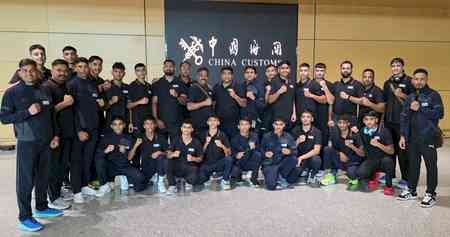 Indian boxers arrive in China for International Youth Boxing Gala