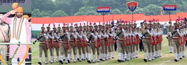 CM Nayab Singh Saini highlights Development, Self-Reliance and National Pride in his Independence Day Address