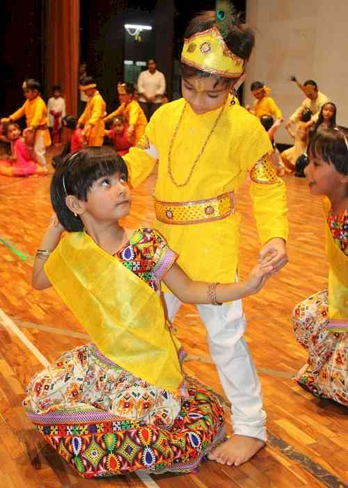 Janmashtami Celebrated with Great Enthusiasm at Ivy World School