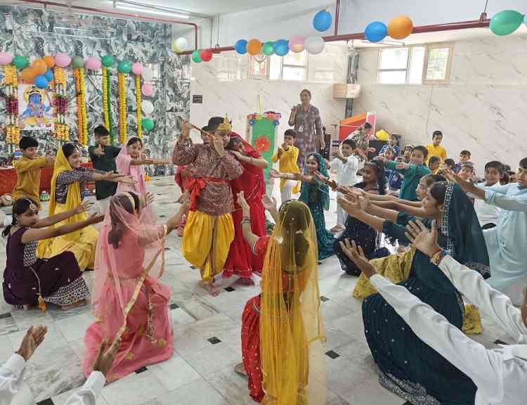 CRB Public School, Sector 7-B, Chandigarh, celebrated the auspicious festival of Janmashtami with great zeal