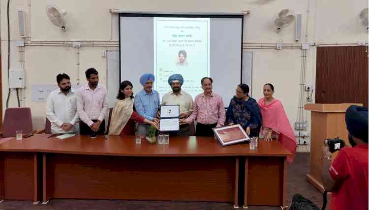 School of Punjabi Studies, PU Honours Eminent Folklorist Professor Nahar Singh