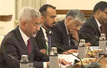 Basis for positive momentum in India-China ties rests on maintaining peace in border areas: EAM Jaishankar