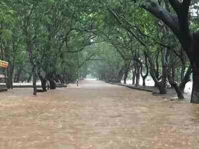 Mumbai's Mithi River crosses danger mark; beaches closed amid heavy rain, high tide