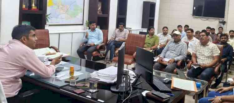 निगमायुक्त ने विकास कार्यो में गुणवता का विशेष ध्यान रखने के निर्देश दिए