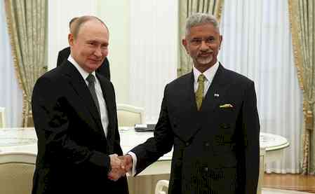EAM Jaishankar calls on Russian President Vladimir Putin in Moscow