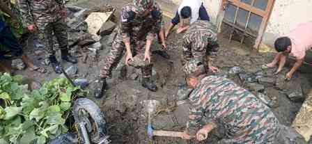 Indian Army joins rescue ops following cloudburst in U'khand's Chamoli