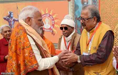PM Modi condoles death of Ayodhya royal head  and Ram Janmabhoomi trustee Vimalendra Mohan Pratap Mishra