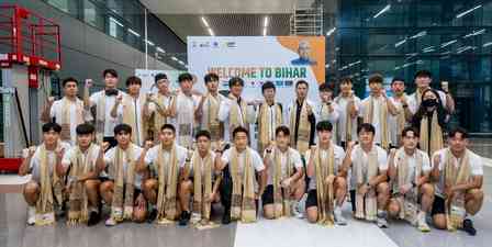 Defending champions Korea arrive in Bihar for Men's Hockey Asia Cup