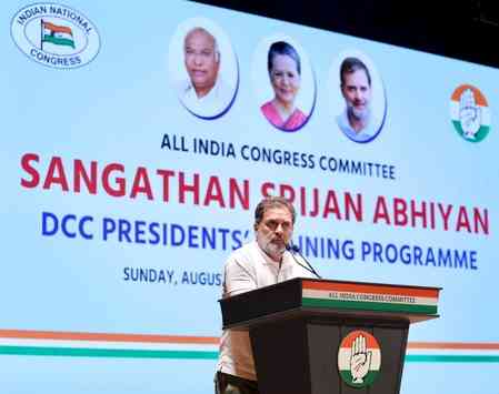 Rahul Gandhi gives pep-talk to district cadres, calls for grassroots mobilisation, electoral vigilance