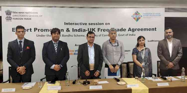 Session on India-UK Free Trade Agreements organized at Ludhiana by DGFT 