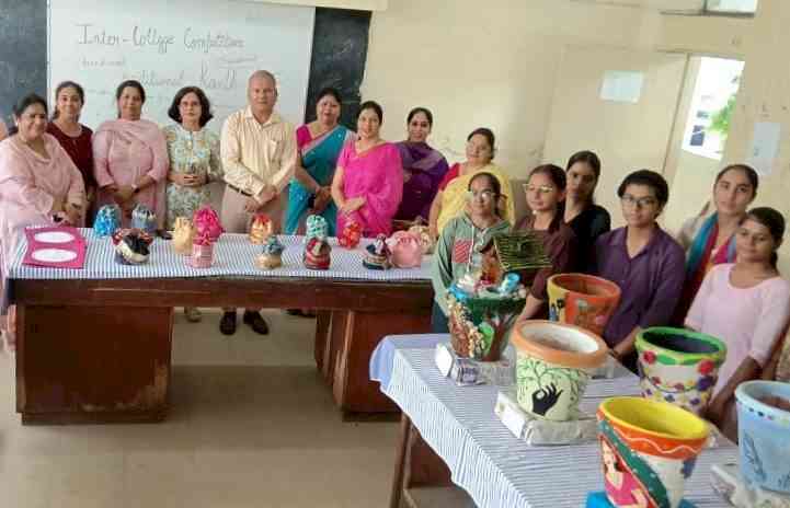पॉट डेकोरेशन में साक्षी और पोटली मेकिंग में हांशू ने बाजी मारी