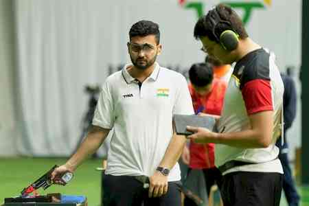 Asian Shooting C’ship: Anish Bhanwala wins silver in 25m Rapid Fire Pistol