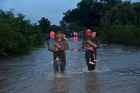 MoS Bandi Sanjay urges Rajnath Singh to send helicopter for rescue in flood-hit Telangana