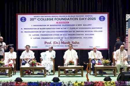 CM Saha vows to build a new Tripura with strong healthcare infra