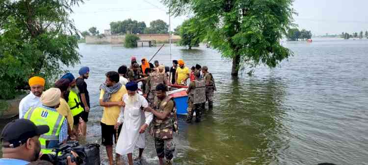 Indian Army’s Golden Arrow Division leads swift flood relief operations in Ferozepur