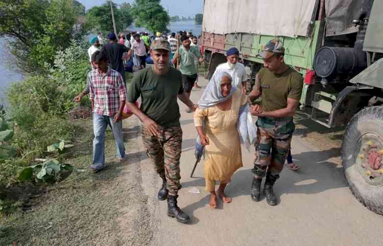 Health Department turns lifeline for flood-hit border villages, two pregnant women rescued