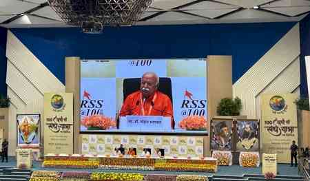RSS Chief defends Sangh's role in freedom struggle, rejects militancy label