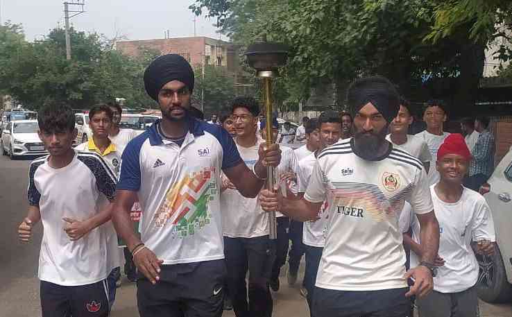 On National Sports Day, Torch Relay of Khedan Watan Punjab Diyan – 2025 held successfully in Ludhiana