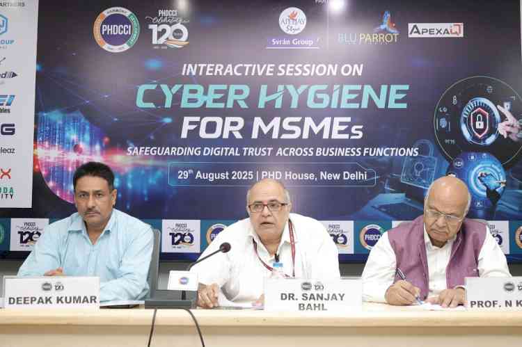 Strengthening Digital Security, Building Trust, and Ensuring Resilience discussed experts at PHDCCI session on Cyber Hygiene for MSMEs