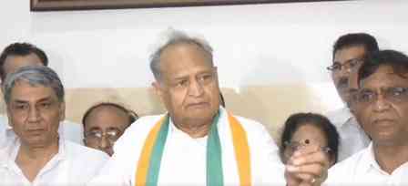 Ashok Gehlot slams Rajasthan govt over 'dual standard' on SI recruitment paperleak case