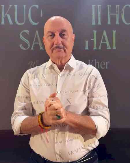 Anupam Kher returns with his one-man show 'Kuch Bhi Ho Sakta Hai' after 2 years
