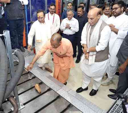 Rajnath Singh, CM Yogi inaugurate drone manufacturing unit in Noida