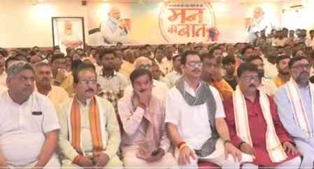 BJP leaders across India tune in to PM Modi’s 125th episode of 'Mann Ki Baat'