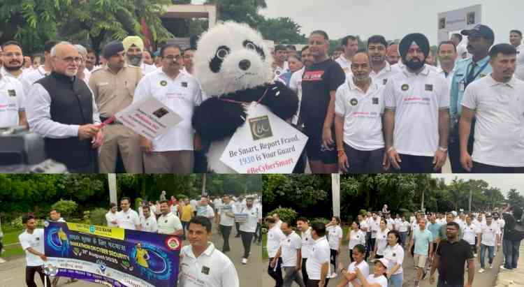 RBI Deputy Governor Flags off Cyber Security Walkathon by Bankers’ Club Chandigarh