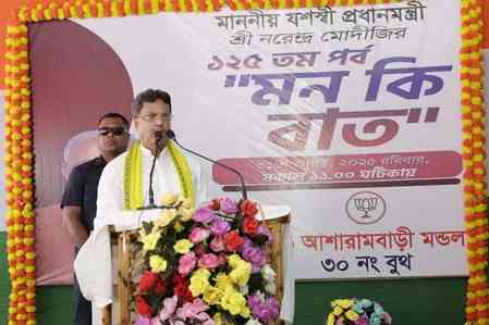 Tripura CM Manik Saha accuses CPM of misleading people with negativity
