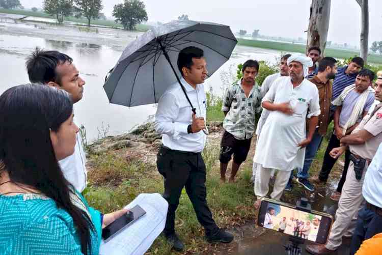 Rohtak District Administration on Alert Regarding Rainwater Drainage and Flood Protection Works: DC Sachin Gupta