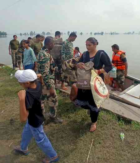 Sukhbir Badal appeals to PM Modi to release special package for flood-hit Punjab