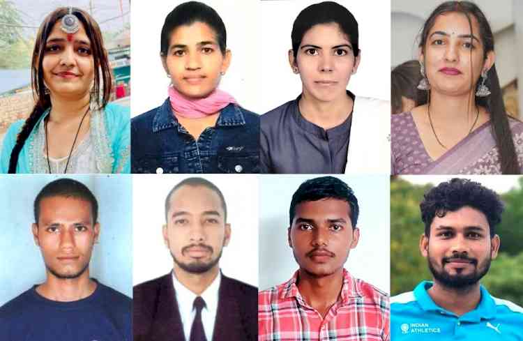 हिंदी विभाग के 8 विद्यार्थियों ने नेट परीक्षा उतीर्ण की